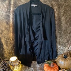 Essentials Black Cardigan without closure